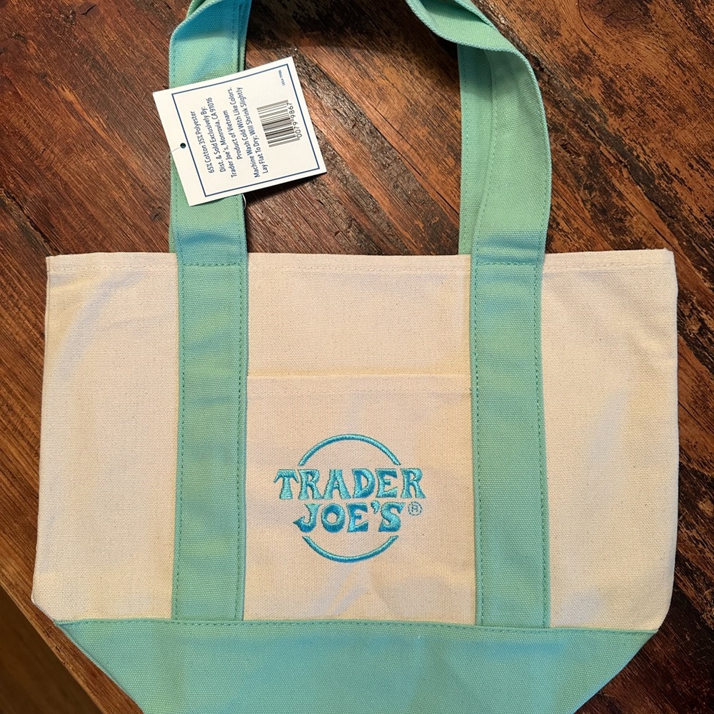 Trader Joe’s Pastel Mini Canvas Tote
